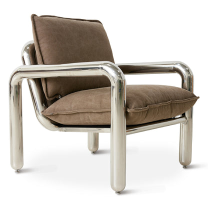 Chrome Lounge Armchair hk living hk living