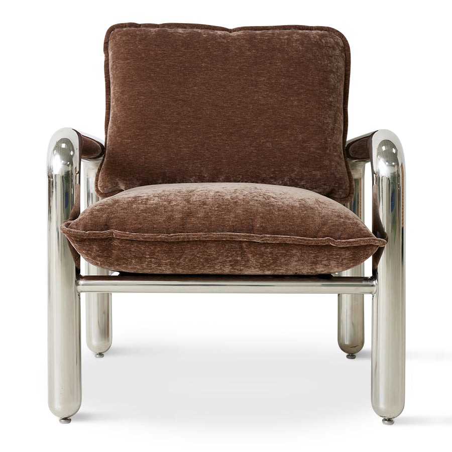 Chrome Lounge Armchair hk living hk living