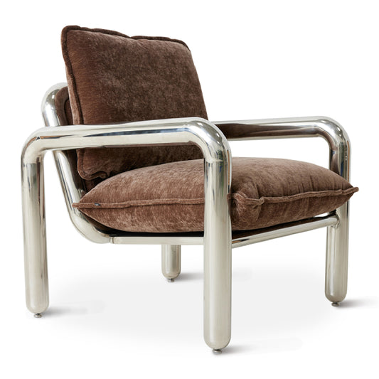 Chrome Lounge Armchair hk living hk living