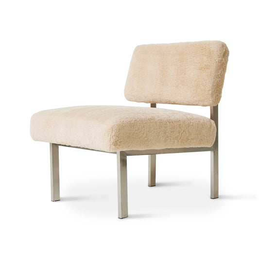 Fauteuil Fourrure Champagne hk living hk living